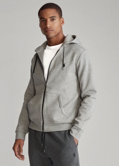 Men's Polo Ralph Lauren Double-Knit Full-Zip Hoodies | 183257TLX